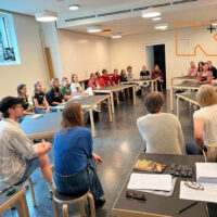 Tag 1 des Begabtenworkshops Kunstpioniere PLUS 2023